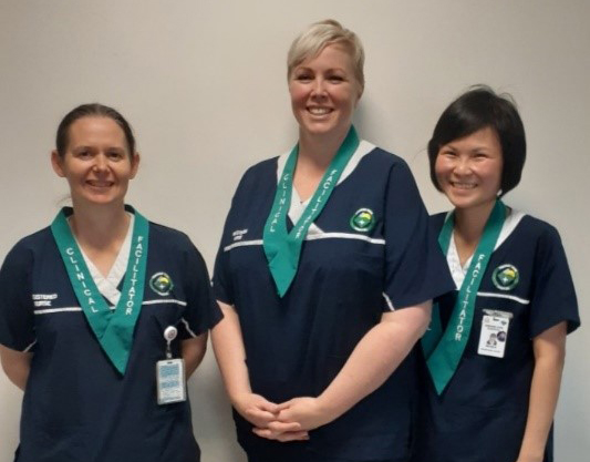 Clinical Facilitators Valerie Malone, Tash King and Jacqui Wong